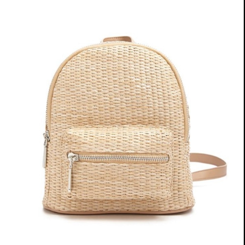 Basketweave Mini Backpack